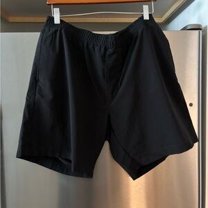Men's Black Tech Shorts